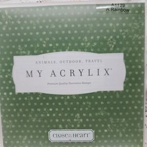 My Acrylix A Rainbow Stamp Set Premium Decorative‎ Stamps Animals Outdoor